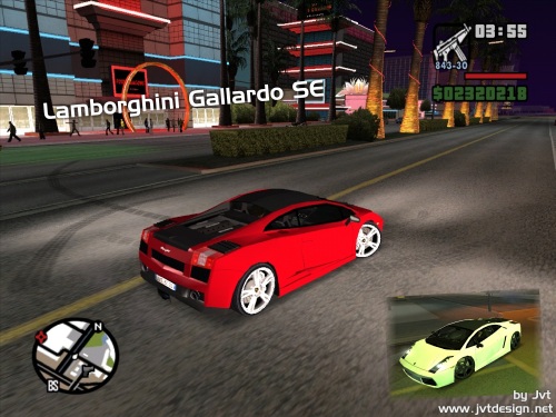 info New version exclusive car Lamborghini Gallardo SE 