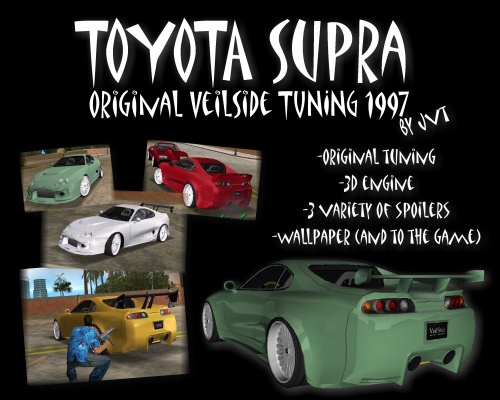 Title Toyota Supra 1997 VeilSide TUNING Author JVT Time to make 15 days